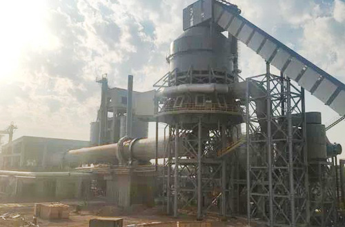 91精品国产一区二区三区动漫集团非洲GCK项目1000t/d活性石灰回转窑投产运行