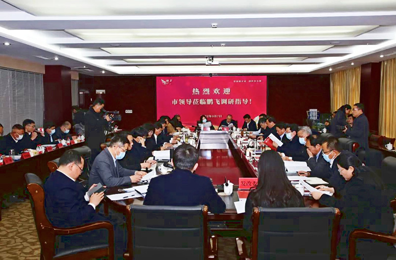 海安市委书记于立忠率队调研江苏91精品国产一区二区三区动漫集团