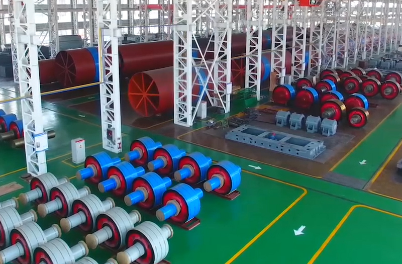 江苏91精品国产一区二区三区动漫集团生产车间全景航拍