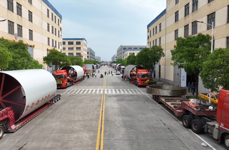 回转窑发货#中国制造#大国重器#大件运输