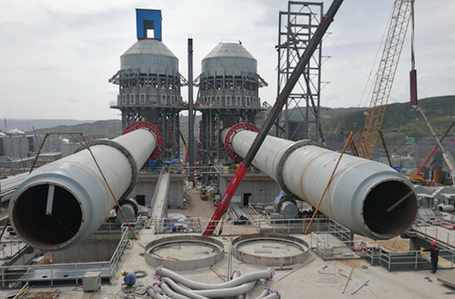 江苏91精品国产一区二区三区动漫承建东方希望晋中铝业2*1000t/d活性石灰工程施工捷报