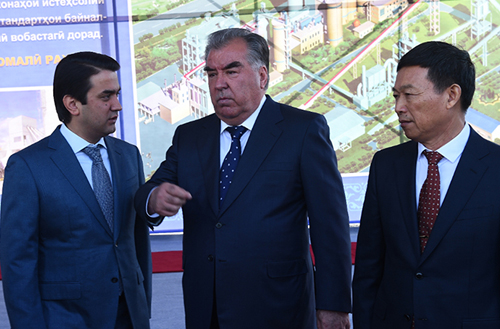 总裁王家安受邀出席塔吉克斯坦水泥项目奠基仪式